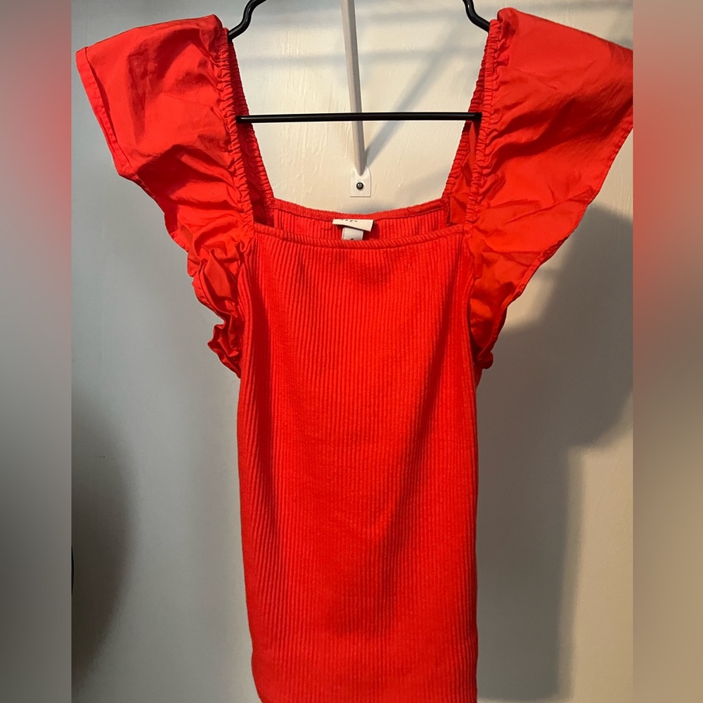 Red Summer Blouse